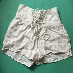 WORN ONCE Linen soft shorts